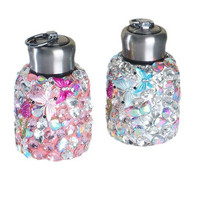 300ml à la mode en acier inoxydable vide Thermos bouteille grand strass diamant conception Portable pour voyage pour femme/fille/femme