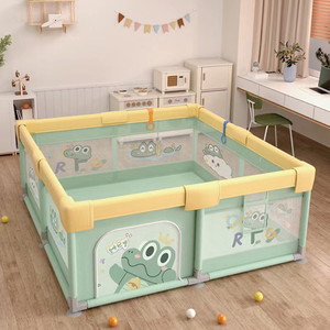 <span class=keywords><strong>Parc</strong></span> <span class=keywords><strong>pour</strong></span> bébé compact et pratique, nouveau design, portable, avec motifs écologiques <span class=keywords><strong>pour</strong></span> la saison d'automne, doté de barrières de sécurité - Product Image 2