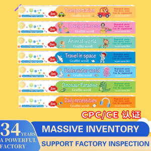 Unisex DIY boyama yapışkan boyama kağıdı çizim oyuncak seti yaş aralığı 2 ila 4 yıl ve 5 ila 7 yıl eğitim boyama oyuncaklar - Product Image 2