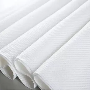 Vải Không Dệt Sợi Viscose Polyester Trơn Mẫu Miễn Phí Dùng Cho Chăm Sóc Y Tế/Khăn Lau Dùng Một Lần Nguyên Liệu Thô