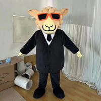 Kinqee Facoty Costumes de mascotte personnalisés adulte habiller uniforme dessin animé publicité Promotion mouton homme Costume de mascotte
