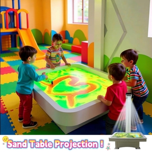 VR Kinder Interaktiver Sandkasten Projektionssoftware Spiele Basisversion 3D Erweiterte Realität Sandtisch mit 10 Spielen - Product Image 1