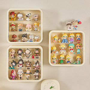 Mier Clear Action Figures Display Box Démonter la mallette de rangement avec le matériel en verre Transparent Acrylique Vitrine Racks - Product Image 1