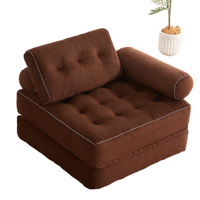 Conjunto de Sofá Plegable Moderno de Tela con Respaldo Firme y Relleno de Esponja para Apartamentos, Escuelas y Hospitales