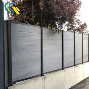 Resistente alle intemperie WPC Privacy recinzione pannelli, legno eco-friendly plastica composito scherma per giardino esterno, giardino e <span class=keywords><strong>Patio</strong></span> - Product Image 1