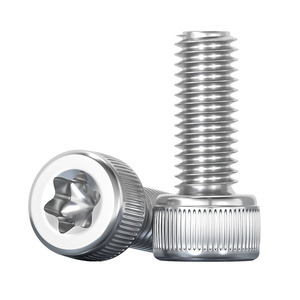 304 Stainless Steel Torx Head Screw Metric Grade 8.8 Anti-theft Cylindrical Plum Blossom Head <b>Fastening</b> Links - Product Image 1