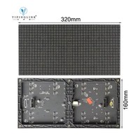 Module LED extérieur 320x160mm P10 P8 P6.67 P5 P4 P3, panneau LED couleur pleine résolution, étanche, module d'écran LED