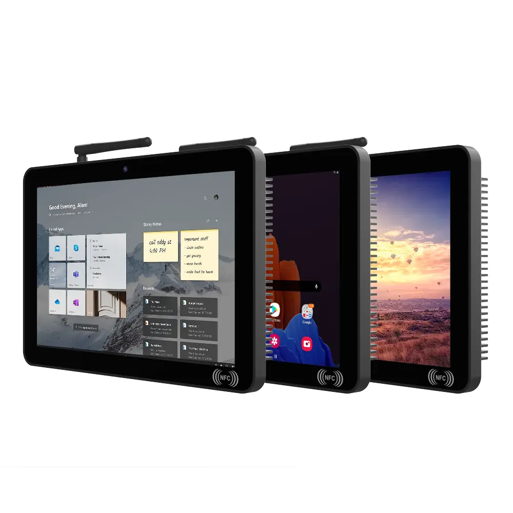 Wintouch IEC/EN60945 barco yate vela IP67 impermeable NFC sin ventilador Industrial pantalla táctil Panel Pc todo en una computadora Android