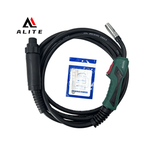 Antorcha de Soldadura MIG <span class=keywords><strong>Tipo</strong></span> 15AK con Conector Euro, Refrigerada por Aire, Ensamblaje Completo, <span class=keywords><strong>Pistola</strong></span> de Repuesto de 150A-180A para Soldadora MIG MAG - Product Image 6