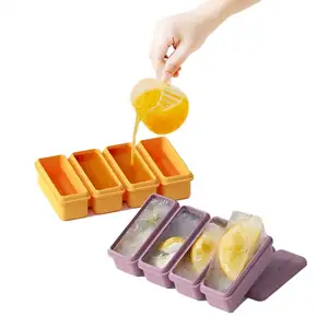 XDH541 Food Grade Silicone Plastic Metal Large Big/Small/Mini Whisky Cocktail Reusable Ice Mold Ice Tray And Unmolder