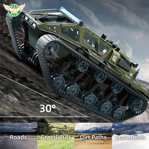 Jouets de <span class=keywords><strong>char</strong></span> à télécommande YF pour enfants 2,4 GHz, véhicule tout-terrain à chenilles à grande vitesse, drift proportionnel complet, 4 roues motrices, voitures RC à grande vitesse - Product Image 4