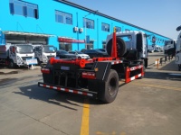 Camion benne à benne basculante de haute qualité avec moteur diesel, transmission manuelle, transmission 4x2 pour le transport de conteneurs