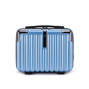 Sac de rangement de maquillage compact et tendance pour femmes avec plusieurs compartiments et miroir, idéal pour les soins de la peau et les cosmétiques - Product Image 1