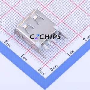 KH-AF180ZJ-13.7JB-DA USB Connector Through hole Component (THT) Connector Type-A Female Through Hole 4P - Product Image 2