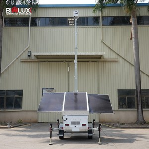 Générateur hybride <span class=keywords><strong>diesel</strong></span> de secours 1350W à panneaux solaires pour remorque de surveillance mobile à louer - Product Image 3
