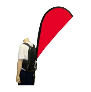 Banderas Publicitarias de Poliéster con Impresión Digital Personalizada, Banderas en Forma de Lágrima, Banderas de Fibra de Vidrio, Banderas para Mochila de Ciclismo, Banderas con Motor - Product Image 1