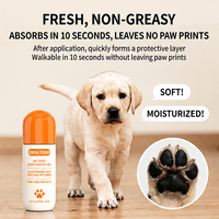 Baume pour pattes d'animaux de compagnie biologique naturel personnalisé, crème hydratante apaisante pour les soins des pattes pour chiens et chats, produit de toilettage pour animaux de compagnie toute saison
