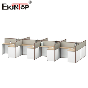 Escritorio de estación de trabajo de oficina moderno Ekintop, capacidad para 1-8 personas, Partición de cubículo de personal Modular, escritorio de estación de trabajo de oficina de fábrica de China - Product Image 6