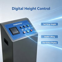 Machine d'essai d'impact par chute libre réglable 300-1500 mm pour boîtes d'emballage, téléphones portables et électronique
