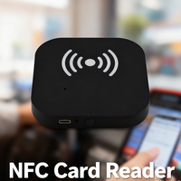 Lector/Escritor de Tarjetas RFID NFC de Escritorio con Interfaz USB Compatible con Android/iOS, Material ABS, Distancia de Lectura de 8 cm