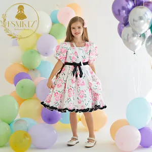 FSMKTZ-ropa para niña pequeña, vestido de princesa, vestido Formal para cumpleaños, fiesta de bautismo, vestidos de flores para niña