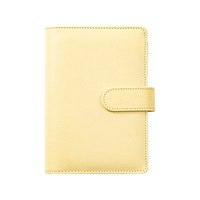 Carnet de budget personnalisé en cuir PU avec boucle, couverture de carnet de notes, organiseur de bureau A5 A6, classeur à anneaux