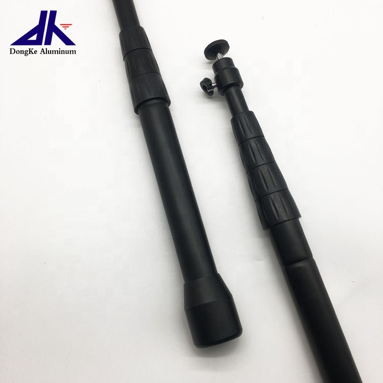 Высококачественная алюминиевая телескопическая трубка с ручкой с поверхностной отделкой