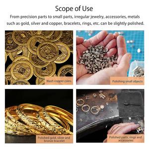 Boasta-Máquina de limpieza de joyería de 3kg de capacidad, con barril, mini vaso magnético, pulidor de joyería - Product Image 6