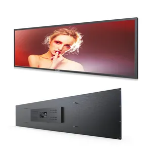 HD-Regal Digital Signage Bildschirm Streifen gestreckt Touch Bar LCD-Werbung Display für Supermarkt