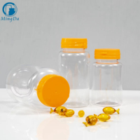 150ml PET Transparent Pilule Bouteille En Plastique Capsule Conteneur avec Couvercle Résistant Aux Enfants pour Vitamine Supplément Bonbons Emballage