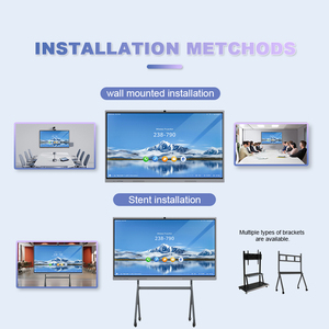 Tableau interactif intelligent 4K HD de 86 pouces avec écran tactile IR 20 points pour les salles de réunion des écoles sous les systèmes d'exploitation Android <span class=keywords><strong>et</strong></span> Windows - Product Image 5
