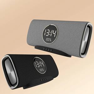 Haut-parleur 16W Blue tooth Caisson de basses portable sans fil Horloge Soundbox Ordinateur à domicile <span class=keywords><strong>Echo</strong></span> Barre de son murale HiFi Stere avec réveil - Product Image 3