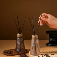 Diffuseur de parfum sans flamme Rich Coffee, ornement décoratif haut de gamme pour chambre, maison, intérieur, salle de bain, parfum longue durée