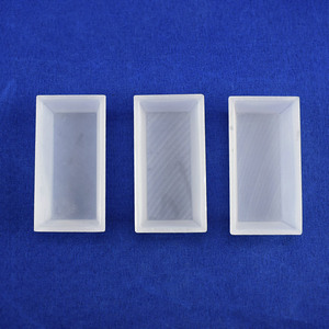 Matériel de laboratoire en silice fondue de haute pureté sur mesure |   Équipement en verre de quartz résistant à la chaleur HaiChuan JGS2 400 Mesh en forme de coupelle pour la <span class=keywords><strong>chimie</strong></span> - Product Image 5