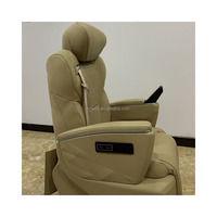 Asientos VIP de Lujo Modificados para Toyota Hiace, Material Nappa, Ángulo Ajustable, Diseño de Sofá Cama de Lujo, Estilo Avión, Alta Calidad y Popularidad