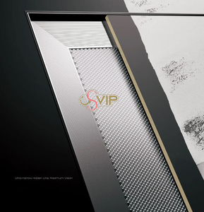 ประตูห้องนอนภายในบ้านทันสมัย ไม้เนื้อแข็ง ทนไฟ กันเสียง ดีไซน์มินิมอล ผิวไนลอน ปกป้องสิ่งแวดล้อม รับประกัน 5 ปี - Product Image 5