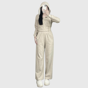 Conjunto ligero de 2 piezas de estilo lujoso proveedor de Vietnam OEM para mujer etiqueta personalizada muestra gratis exportación directa de fábrica - Product Image 4