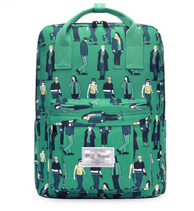 Venta caliente diseño personalizado promocional impresión completa 600D sublimación mochila escolar publicidad al aire libre mochila <span class=keywords><strong>bolsa</strong></span> de libros - Product Image 2