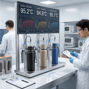 Borracce Termiche in Acciaio Inox a Doppia Parete, <span class=keywords><strong>Nuova</strong></span> Borraccia Sottovuoto per Sport, Ufficio e Regali Aziendali - Product Image 5