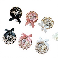Broches de luxe pour femmes, broches à fleurs en cristal et strass, plaquées rhodium, bijoux pour mariage, fête, cadeau, occasions spéciales