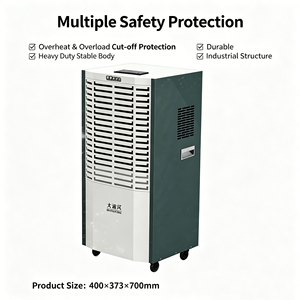 <span class=keywords><strong>Deshumidificador</strong></span> Comercial de 60L/D con Control Inteligente y Función Efrost, Flujo de Aire de 500m³/h, 900W, 220V, 50Hz para Almacenes y Talleres - Product Image 6