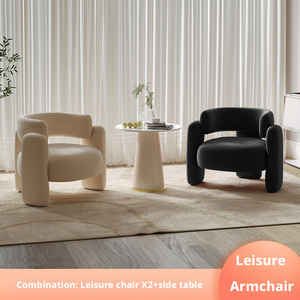 Sofá Individual Moderno de Lujo para Sala de Estar, Popular en Internet, Combinación de Mesa de Centro para Salón de Belleza, Silla de Recepción - Product Image 3