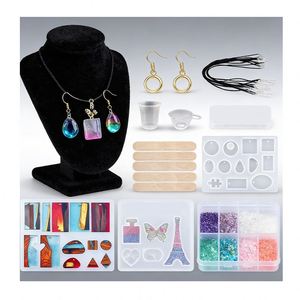 Kit de fabrication de bijoux en résine avec lumière UV transparente dure, moules en silicone, outils, accessoires, fournitures et matériaux – Source Fournisseur - Product Image 3