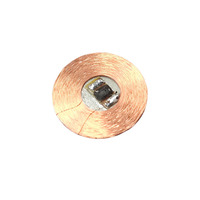 Produsen RFID Tag Koil 20MM 125Khz EM4305 T5577 Stiker Koil Tembaga Antena Stiker yang Dapat Ditulis Ulang Tag Koil Tembaga