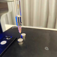 Contact Angle Measuring Instrument: Hydrophilicity Testing / Analysis of the Wetting Properties of Electrolytes and Graphite