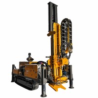 Foreuse géologique chenillée Kangyang KC-800 pour exploration de trous profonds moyens, équipement puissant à pompe hydraulique intégrale et moteur, pour forage par câble.