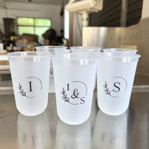Vasos de Plástico Desechables de 12 oz para Champán, Elegantes y con Estilo, Ideales para Bodas, Fiestas, Aniversarios y Eventos de Catering - Product Image 1