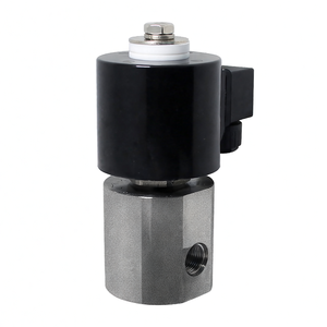 Vanne solénoïde à eau haute pression à 2 voies normalement fermée COVNA HKKB 12V en acier inoxydable - Product Image 5