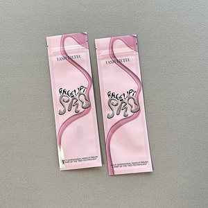 Bolsas de mylar con cepillo para ventana, bolsas reutilizables y resellables, color rosa - Product Image 5