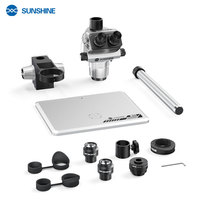 Microscope stéréoscopique trinoculaire SUNSHINE M8T Ultra pour la réparation de téléphones